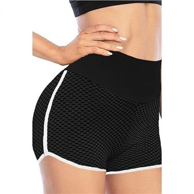Black Stripes Butt Lifting Joogashortsit